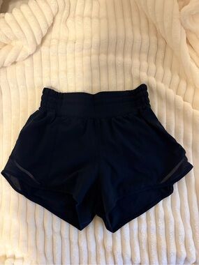 lululemon athletica navy High-Rise Hotty Hot 2.5” Shorts